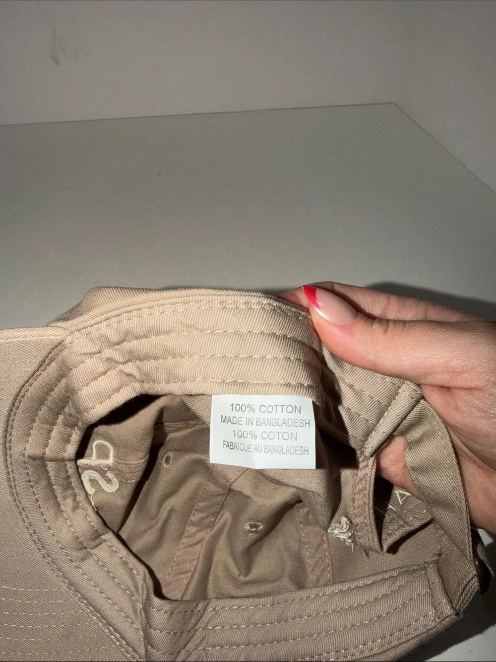 SP Skin Pharm Embroidered Cotton Baseball Cap - Taupe
